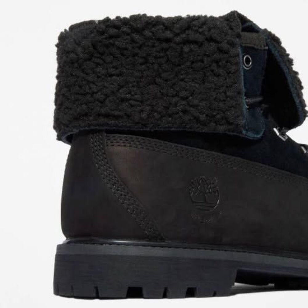 Timberland women’s warm line waterproof roll top boot Black - Picture 5 of 7